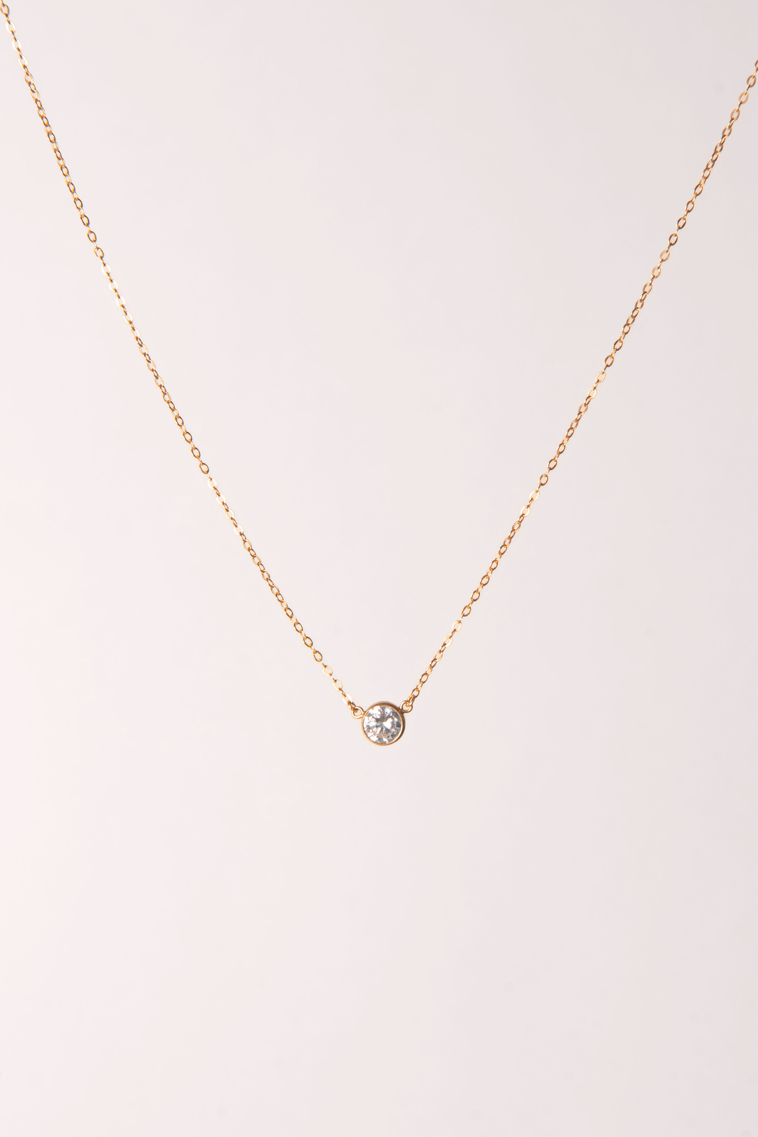 Everyday Solitaire Necklace