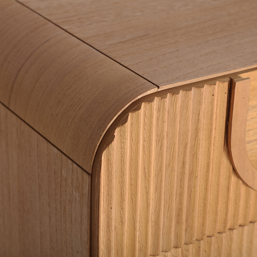 Miniature : Mobilier en bois clair, table de chevet moderne