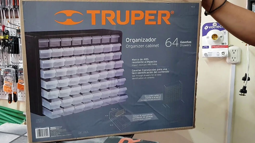 Miniatura: Truper - Organizador con 64 compartimentos