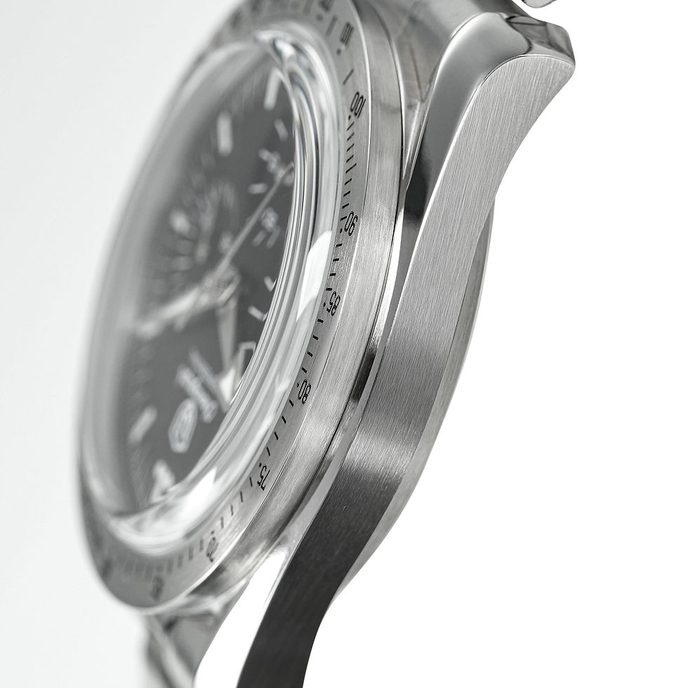 Thumbnail: Watchdives WD1863 Chronograph Watch VK63 Quartz Movement Bubble Sapphire Crystal