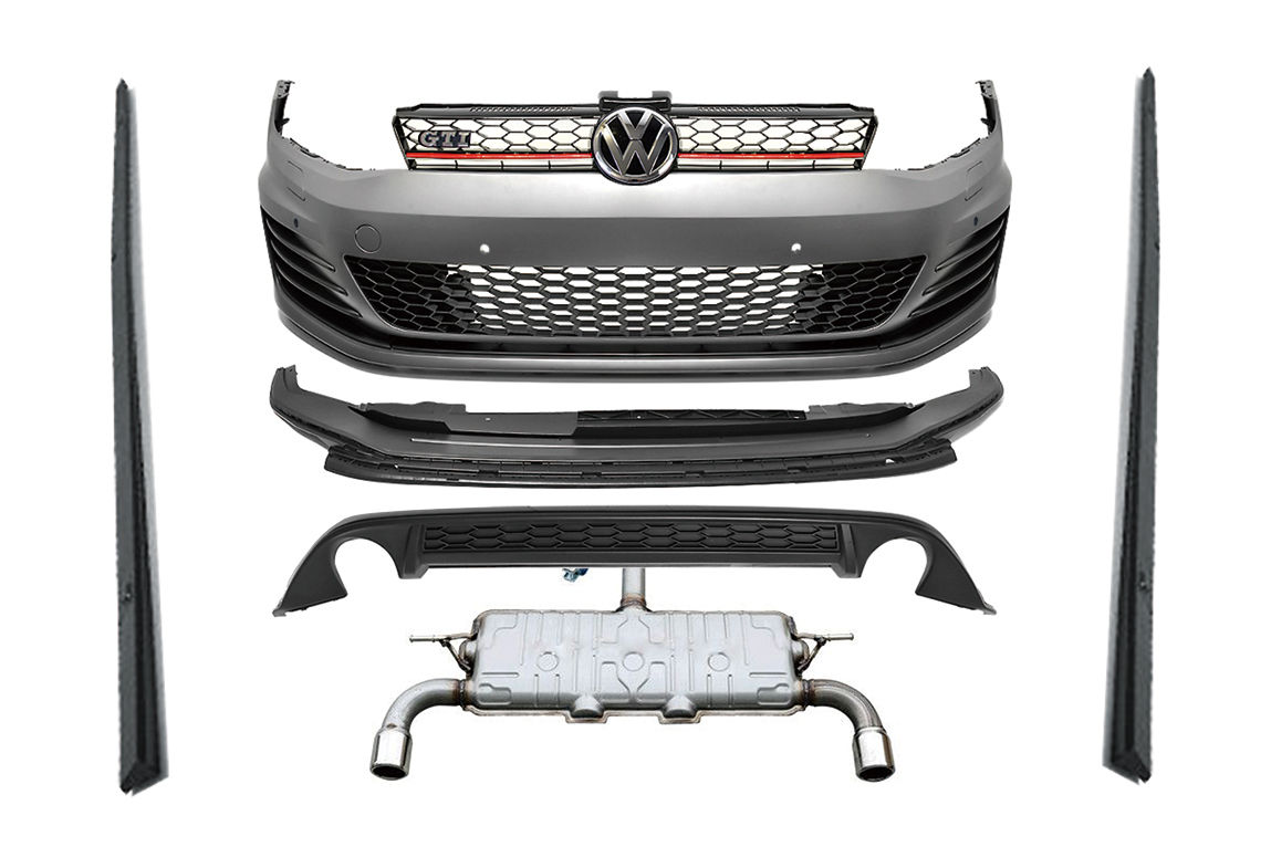 ゴルフ7 GTI 仕様 golf7 フロント サイド リア & FOG エキゾーストKIT