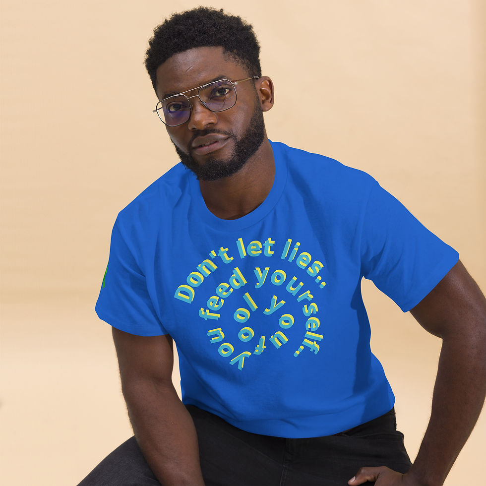Miniatura: Silent Rebel Don't Let Lies Short Sleeve Shirt S-3XL Multi MentalHealthAwareness