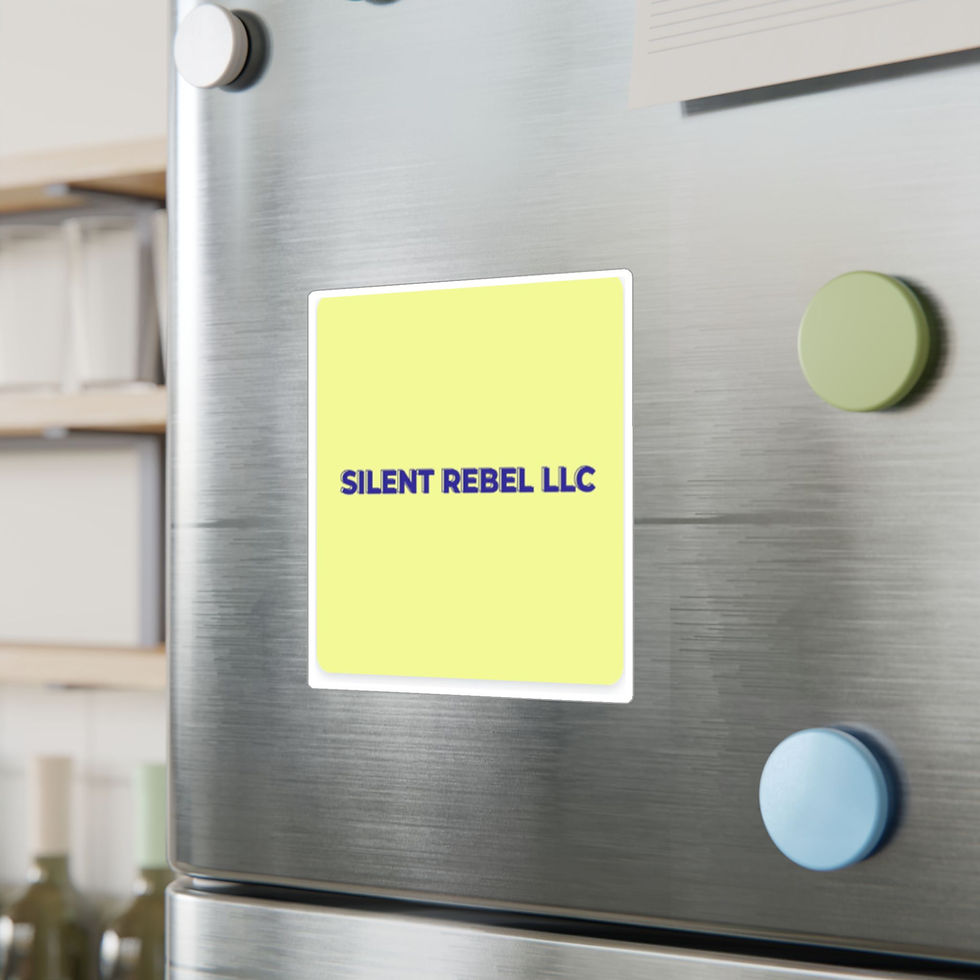 थंबनेल: Silent Rebel Embrace Your New View sticker-Mental Health Awareness