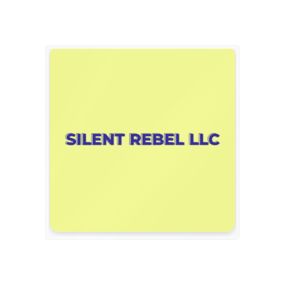 थंबनेल: Silent Rebel Embrace Your New View sticker-Mental Health Awareness