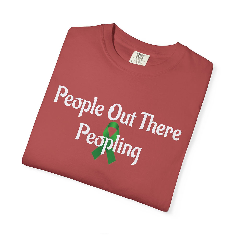 Miniatura: Silent Rebel LLC People Out There Peopling Mental Health Shirt