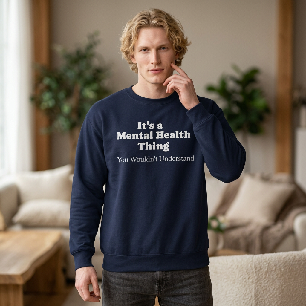 Mental health Sweatshirt-Silent Rebel 