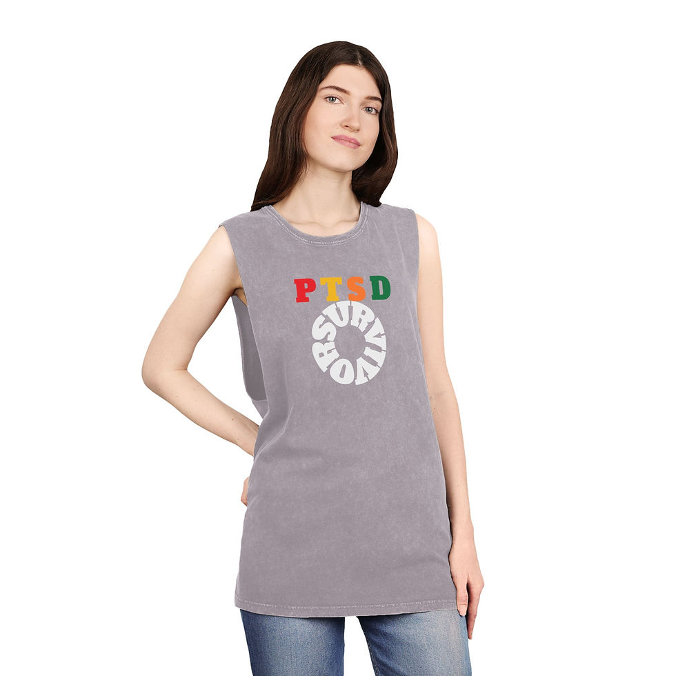 Miniature : PTSD Survivor Tank Top–Silent Rebel