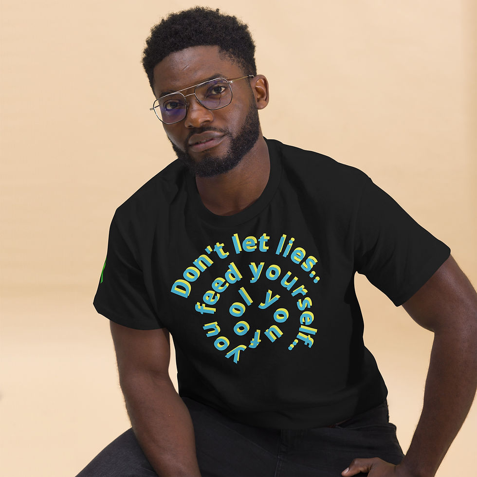 Miniatura: Silent Rebel Don't Let Lies Short Sleeve Shirt S-3XL Multi MentalHealthAwareness