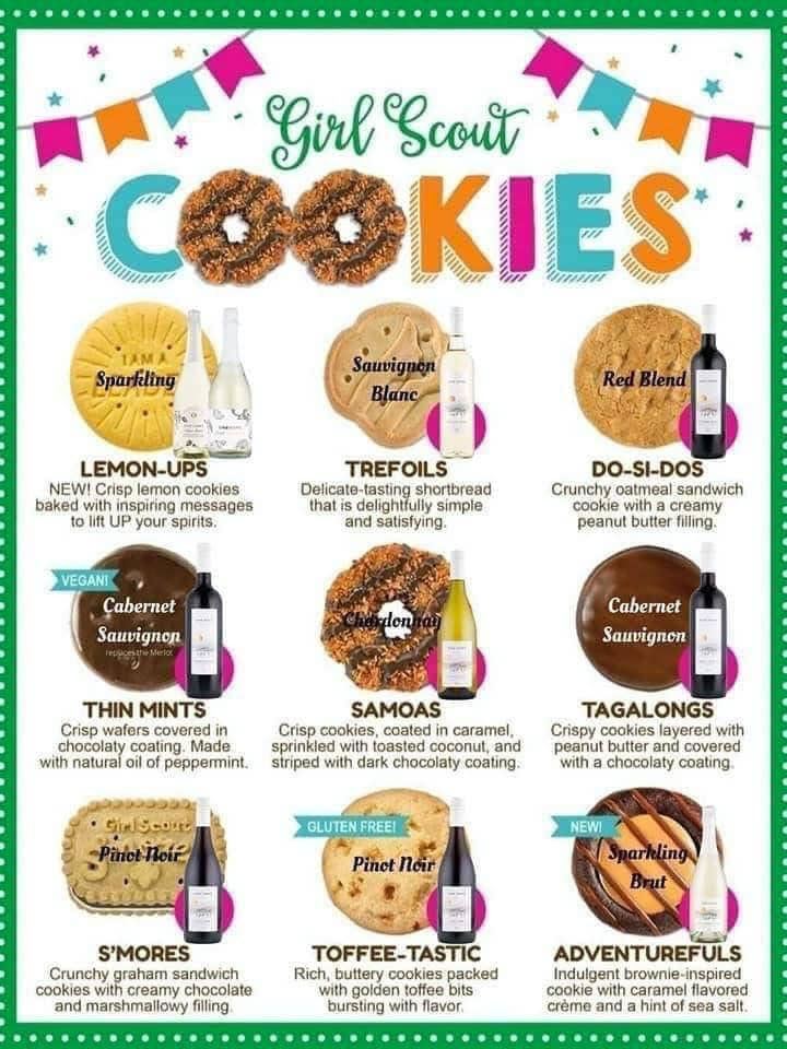 Wine & Girl Scout Cookie Pairings