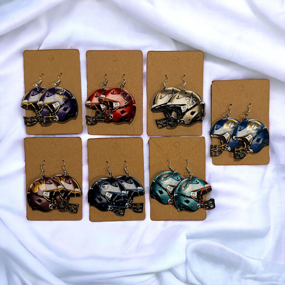 Thumbnail: Helmet Earrings NFL