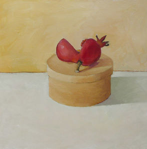 Split Pomegranate on Box