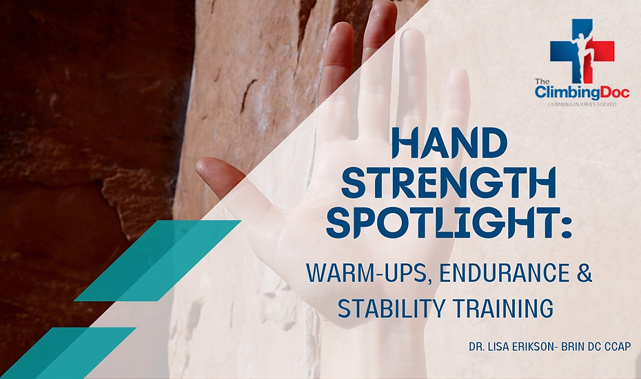 Hand Stability Spotlight Course Climbing Injuries Solved, Dr. Lisa