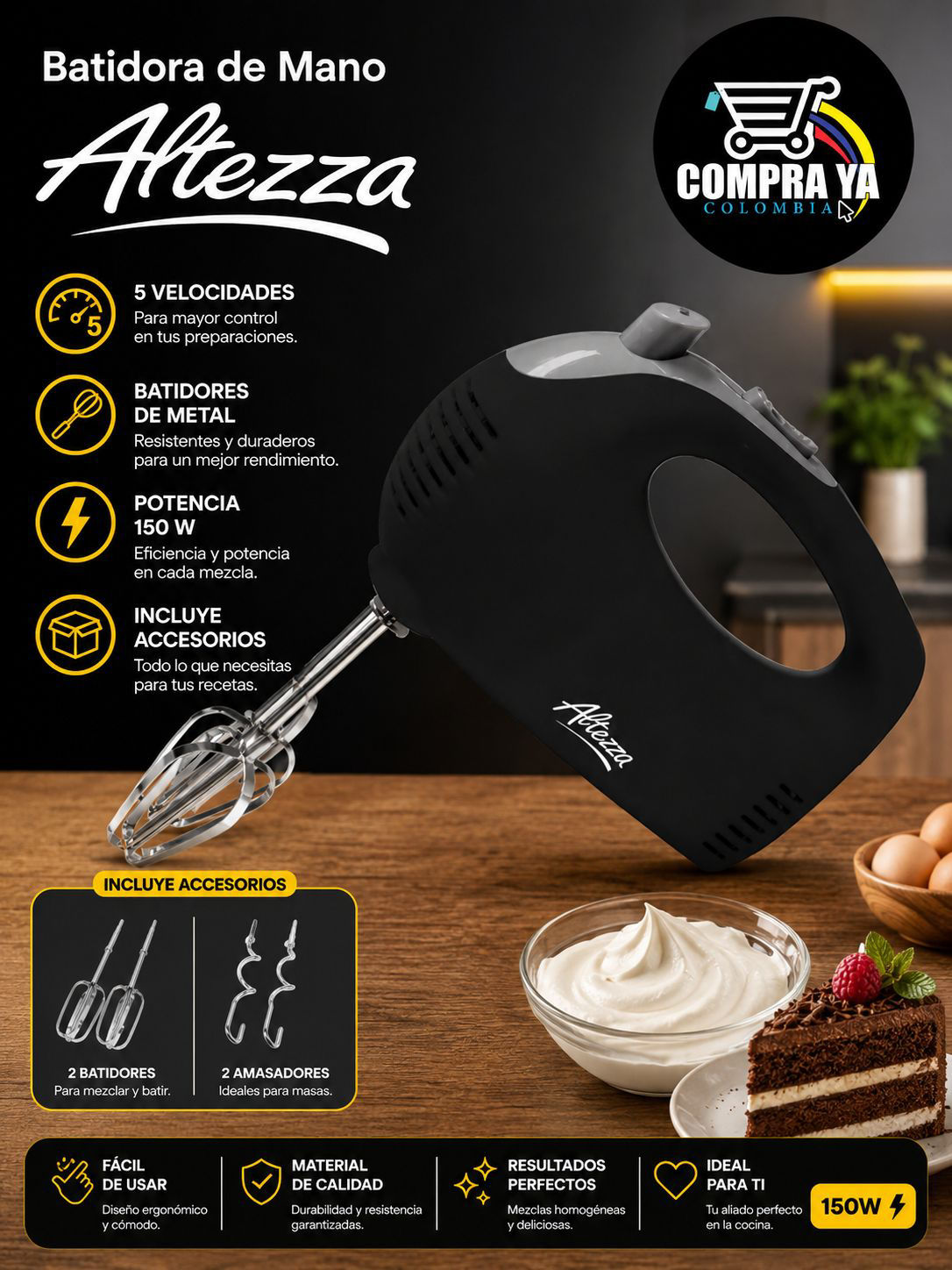 Batidora de Mano Altezza