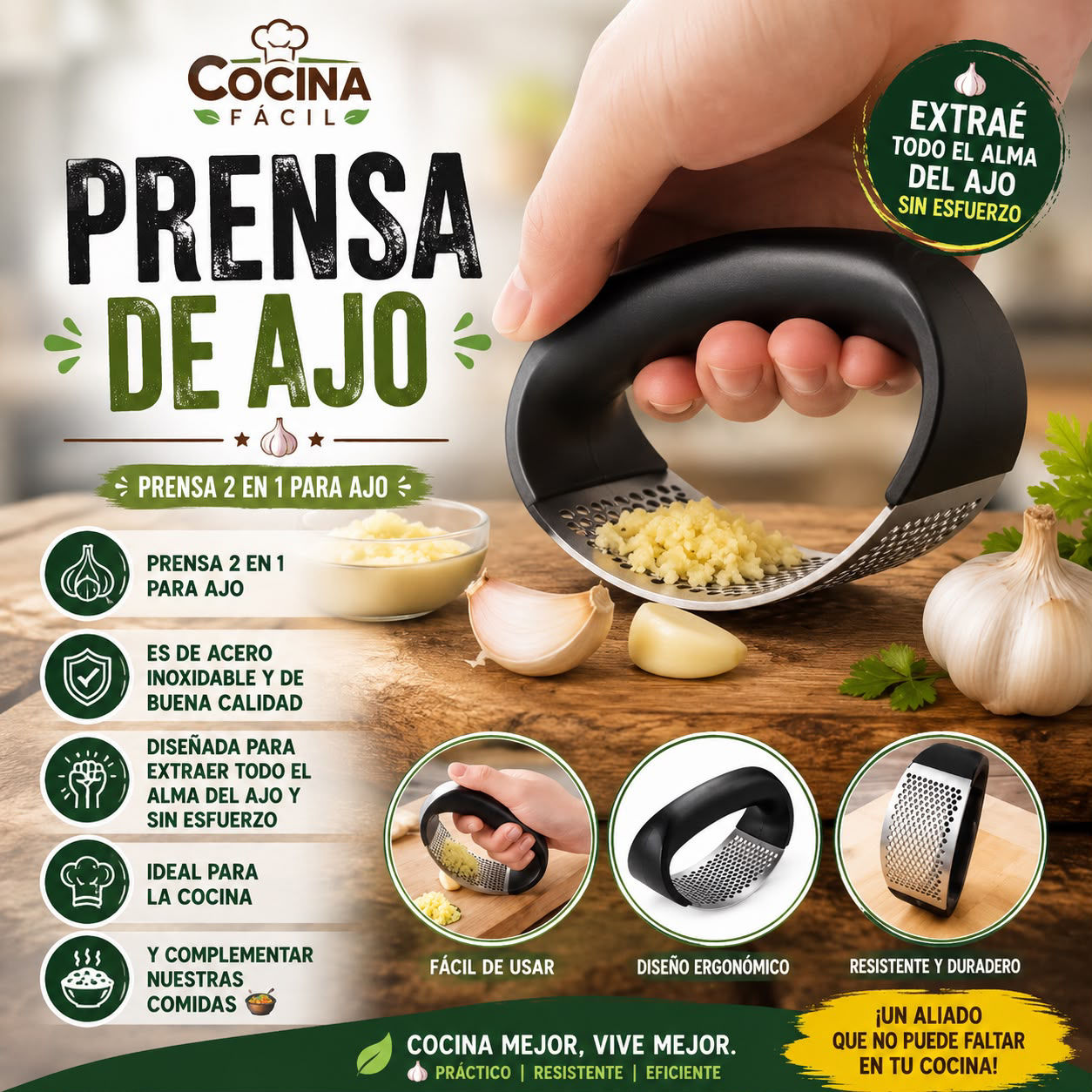 🛒-Prensa de ajo