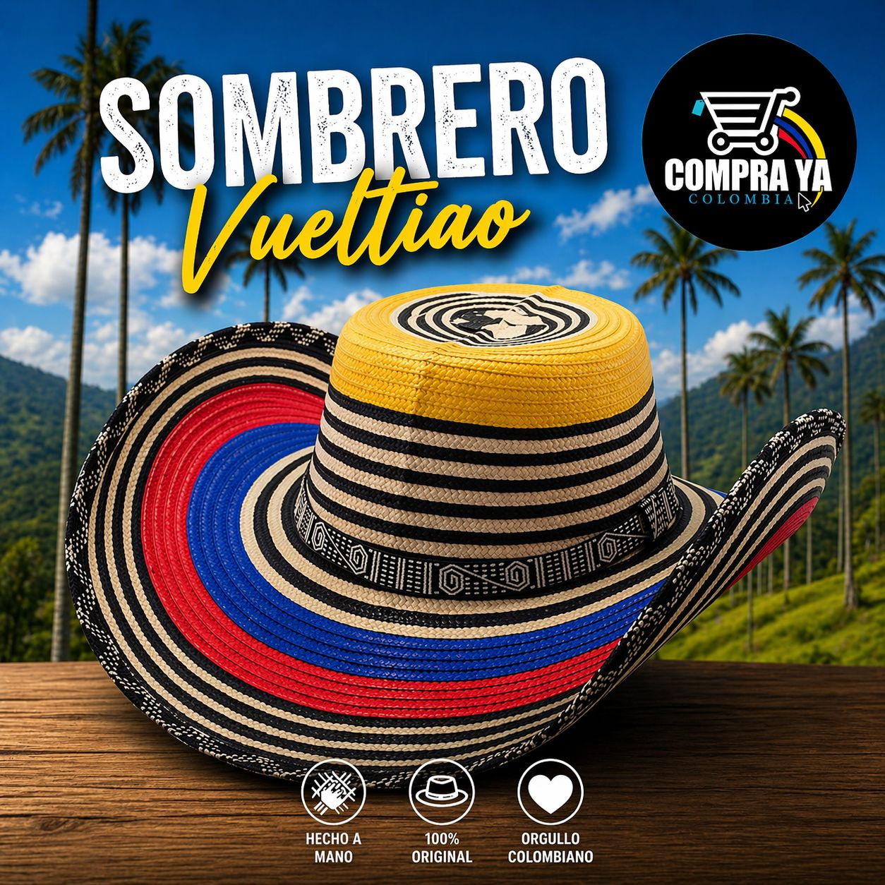 1540-Sombrero volteado de Colombia