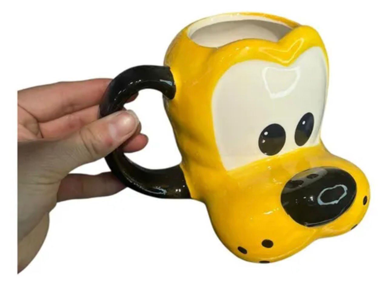 1545-Mug 3D cara  Pluto 350 ml Cerámica