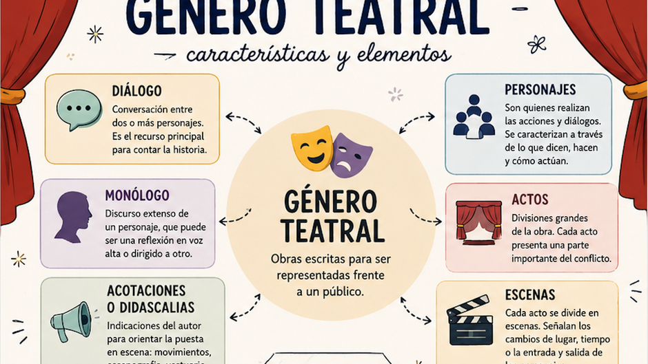 Género teatral: características, estructura y elementos del texto dramático