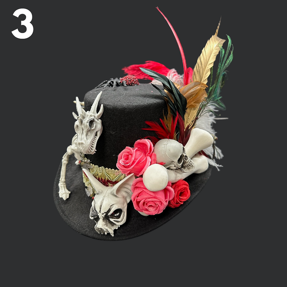 Thumbnail: Custom Decorated Top Hat – A Hauntingly Chic Accessory