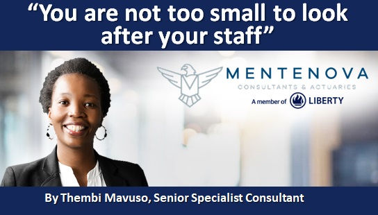 “You are not too small to look after your staff”