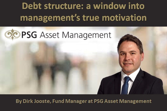 Debt structure: a window into management’s true motivation