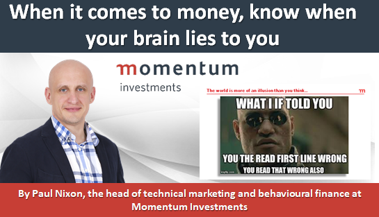 When it comes to money, know when your brain lies to you