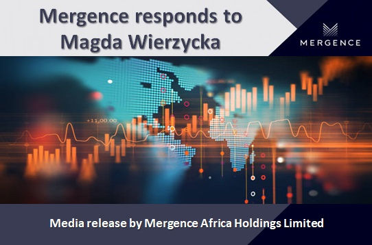 Mergence responds to Magda Wierzycka