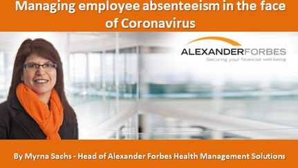 Managing employee absenteeism in the face of Coronavirus