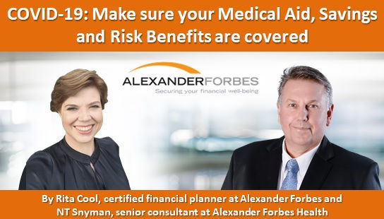 COVID-19: Make sure your Medical Aid, Savings and Risk Benefits are covered