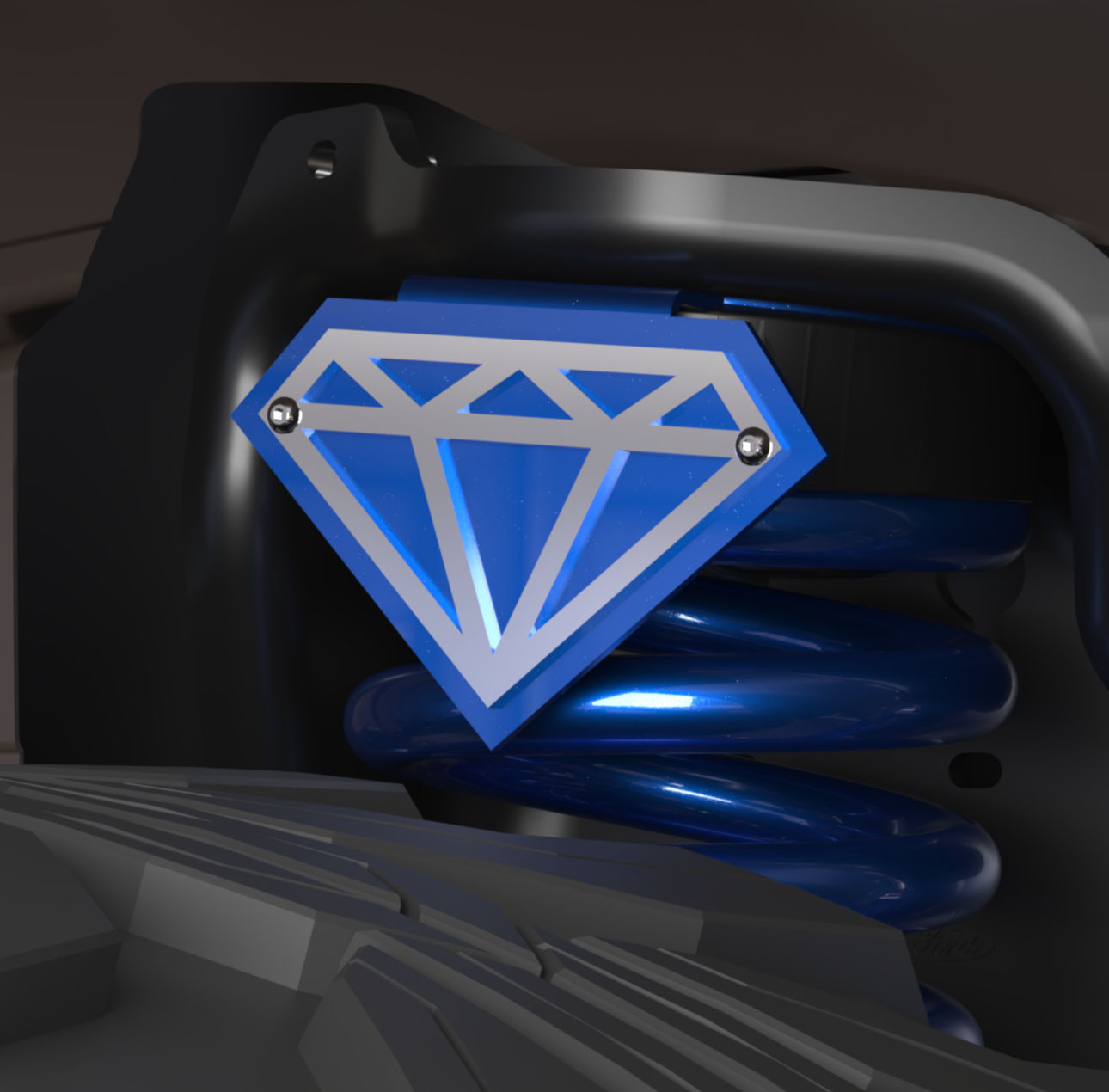 2005-2026 Ford F-250/F-350 Suspension Badges (DIAMOND)