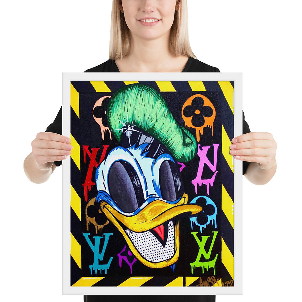 Thumbnail: LV DUCK PRINT 16X20+FRAME