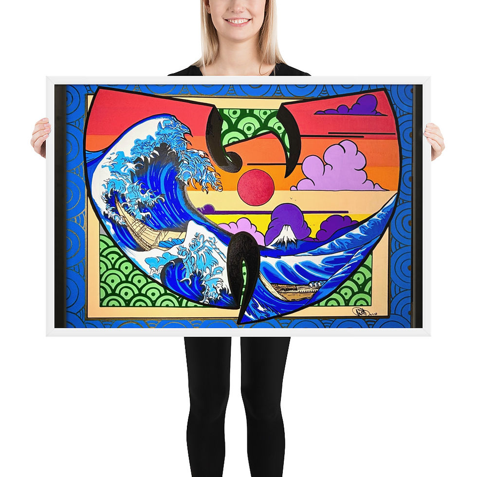 Thumbnail: GREAT KANAGAWA PRINT 24X36