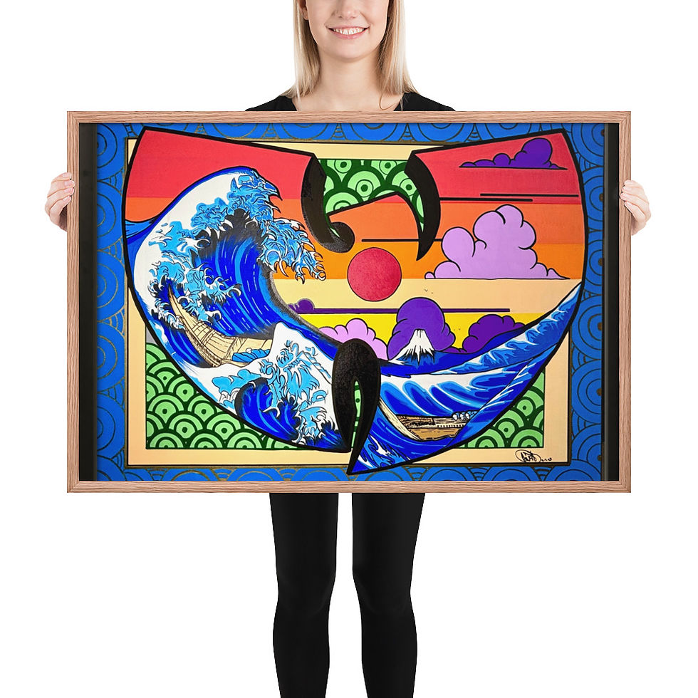 Thumbnail: GREAT KANAGAWA PRINT 24X36
