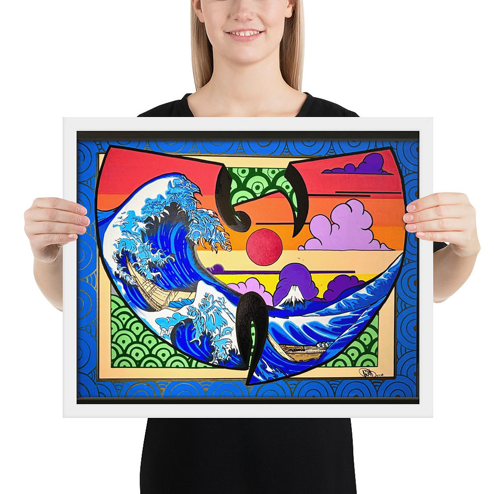 Thumbnail: GREAT KANAGAWA PRINT 24X36
