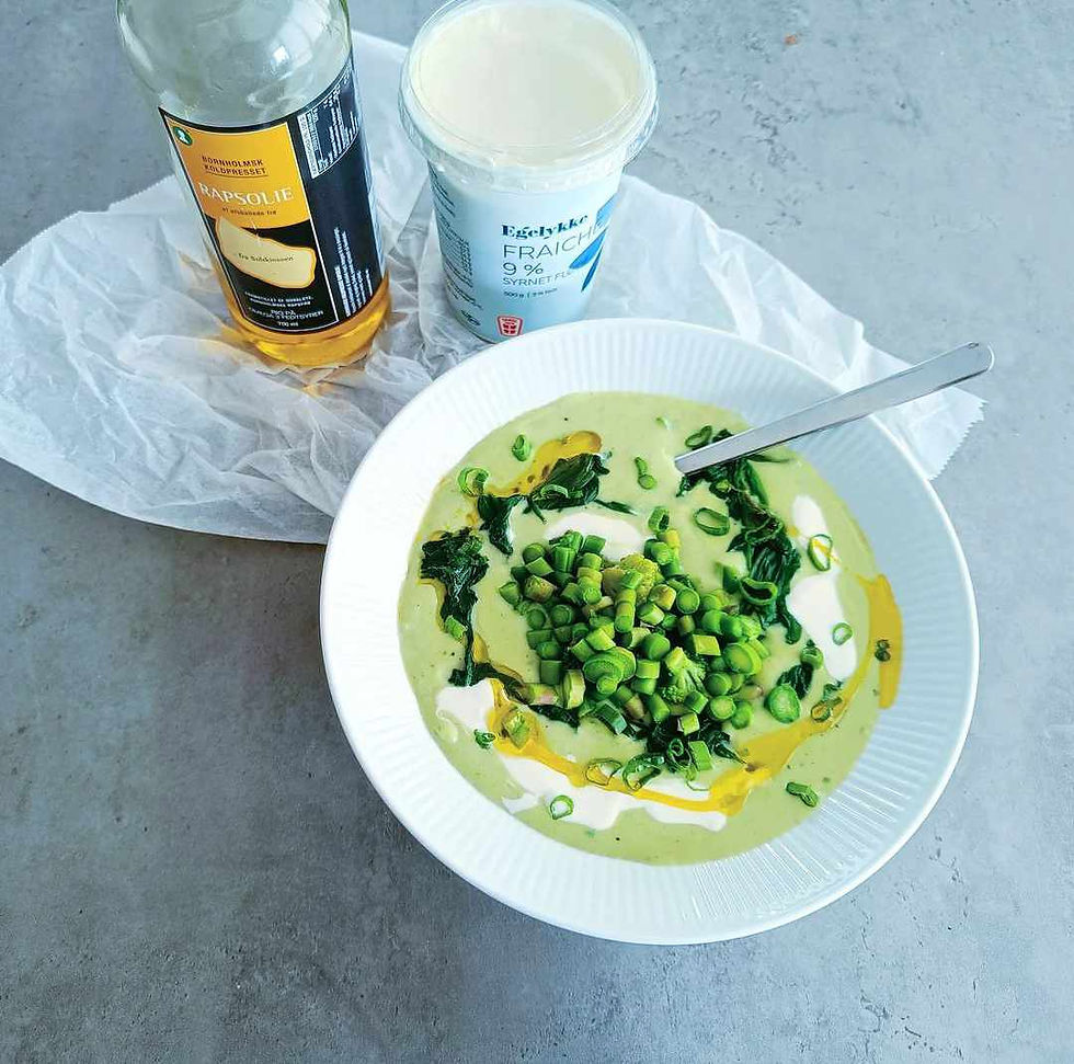 Grøn aspargsuppe