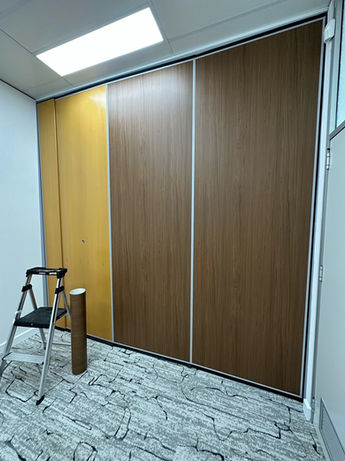 Office Vinyl Wrapped Partition