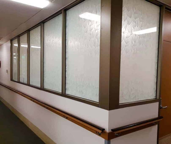 decorative window film for an office in cambridge