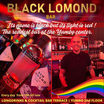 Black Lomond, cocktail bar with open-air terrace located at the 2nd floor of the Yumbo Centre.