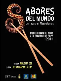 Tapas celebration with live music shows in Maspalomas.