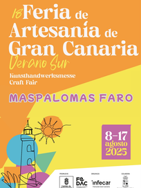 18 Feria de Artesania de Gran Canaria, Verano Sur. Faro de Maspalomas. August 2025, 8-17