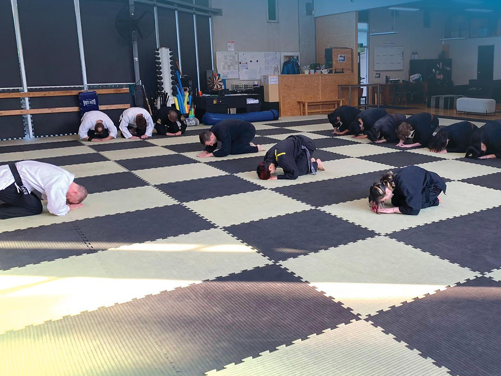 Bowing tradition in martial arts