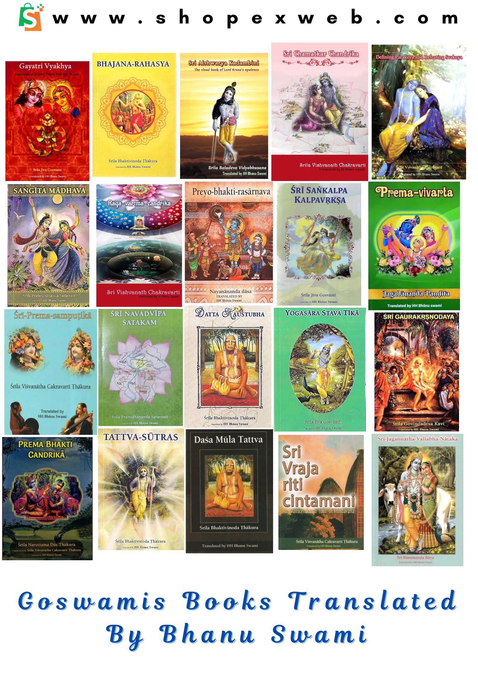 Goswamis Books Translated By Bhanu Swami (20 Books Combo Pack)