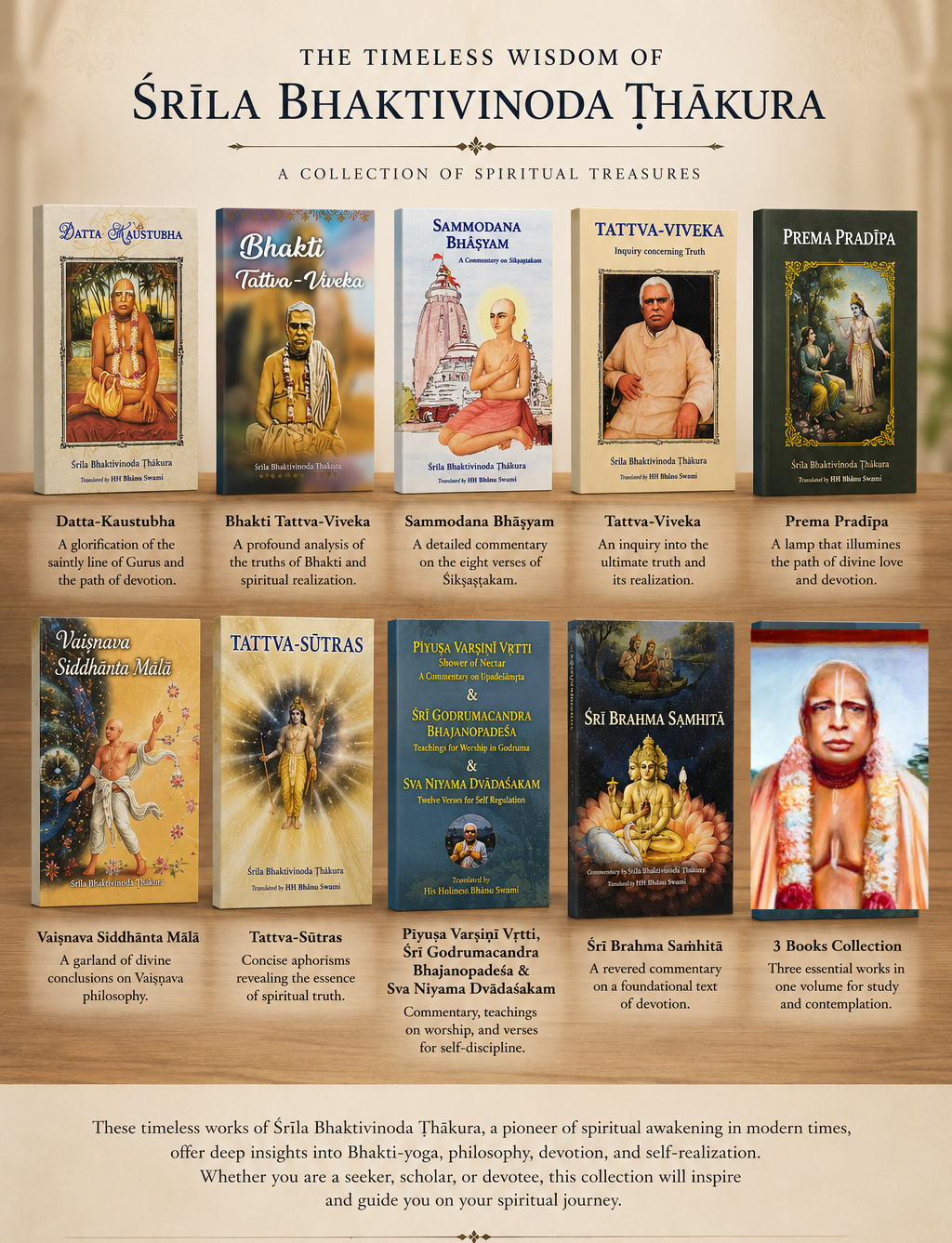 Bhaktivinoda Thakura - Collection Of Spiritual Treasures (COMBO)