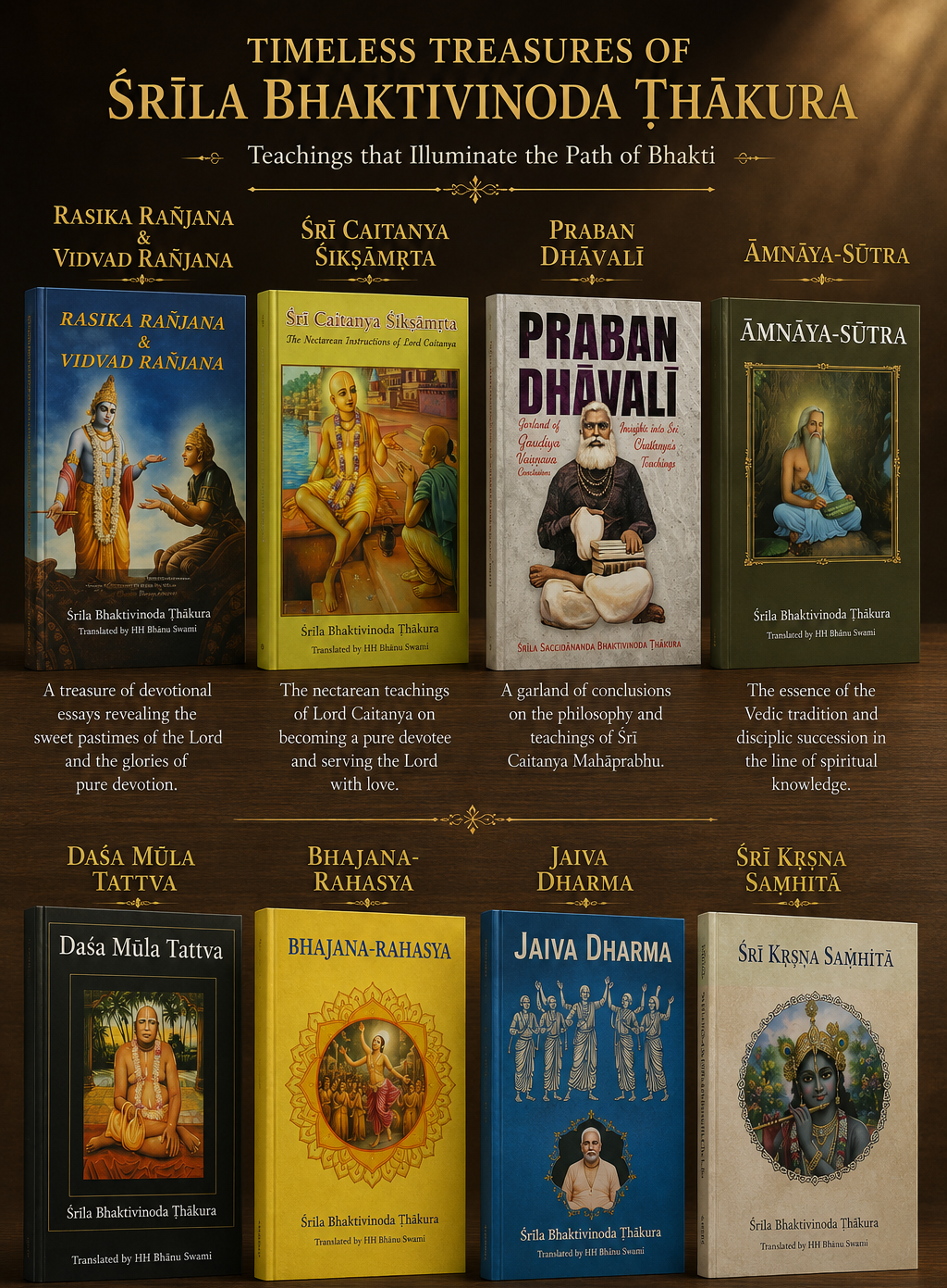 Bhaktivinoda Thakura Teachings that illuminate the path of Bhakti (COMBO)
