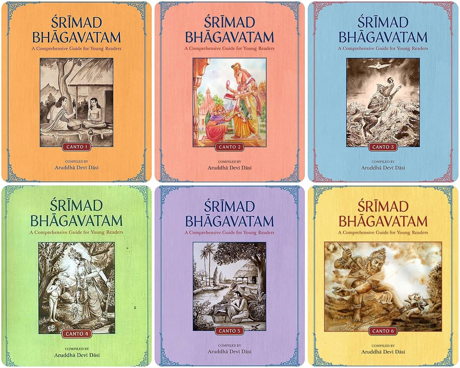 Srimad Bhagavatam A Comprehensive Guide for Young Readers (CANTO 1-5)