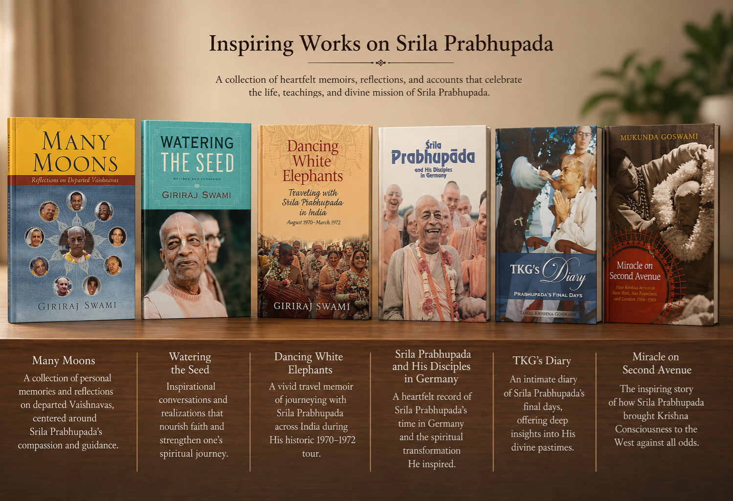 Inspiring Work On Srila Prabhupada Pastimes (Combo Set)