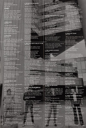 Time CD EK 85421 Inlay Lyrics