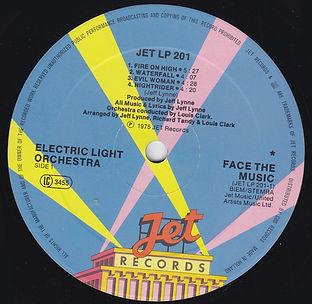 ELO Face The Music - Jet LP 201