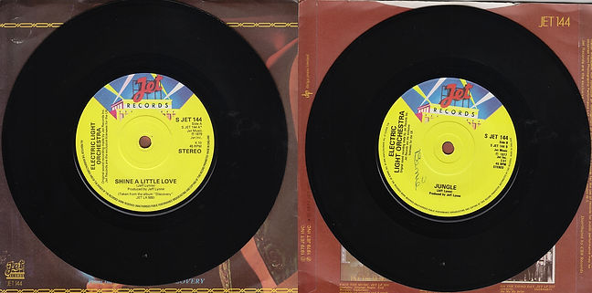 Shine A Little Love - Different Labels On Same Record