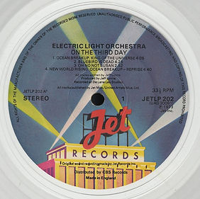 ELO - On The Third Day JetLP 202 / 30091