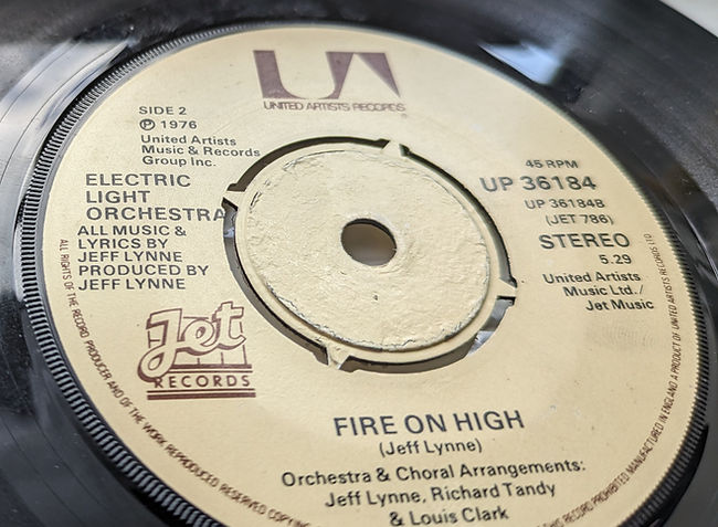 Fire On High UP 36184 Side B - Ireland